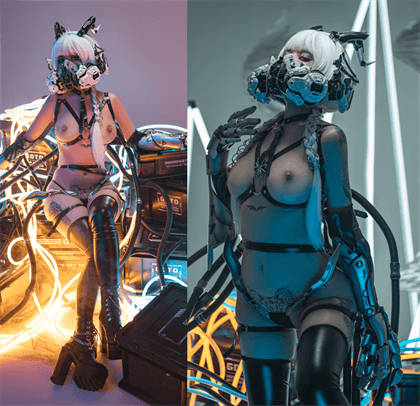 爆机少女喵小吉-超梦赛博朋克V3