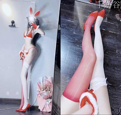 小艾根本吃不饱-定制红白丝V5