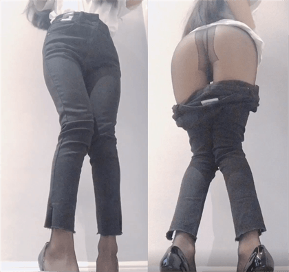 琪宝儿-黑牛仔裤