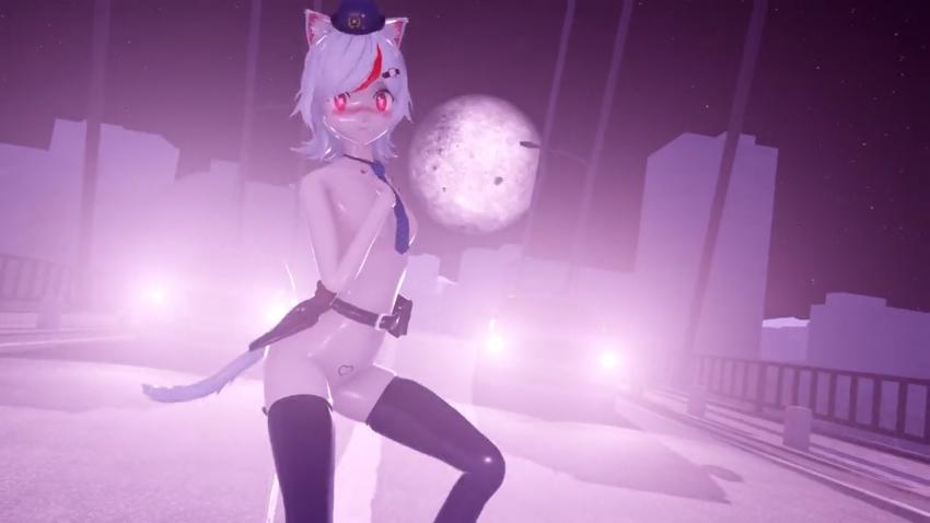 MMD巨乳骚穴清晨欲火难耐，扭腰摆臀骚浪叫，被猛干内射喷水