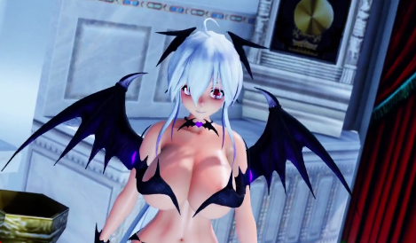 MMD巨乳动漫娘被猛烈狂插，汁水狂喷全身抽搐，高潮失禁